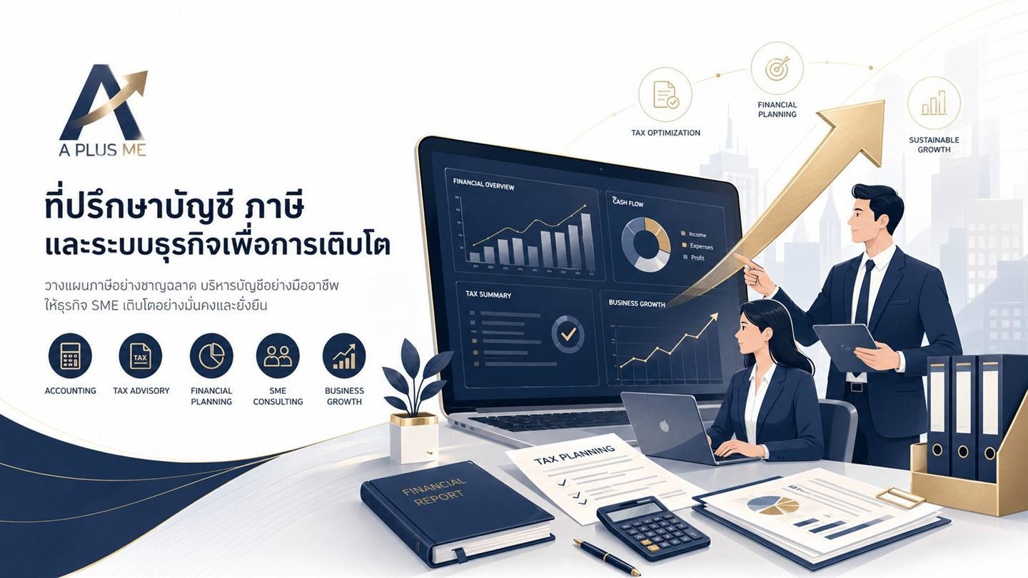 ภาพประกอบการจัดระบบเอกสารบัญชี ภาษี และการบริหารธุรกิจสำหรับ SME